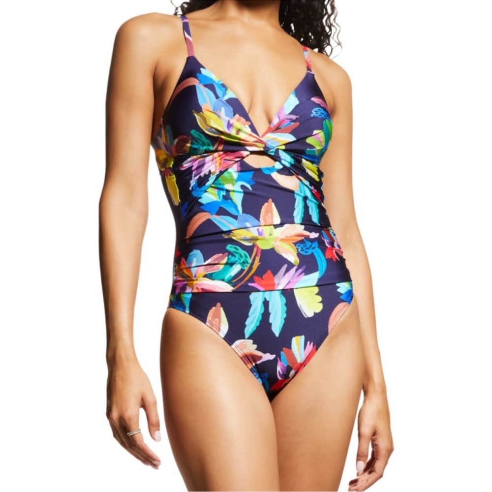 La Blanca Floral One Piece Swimsuit - Multicolor
